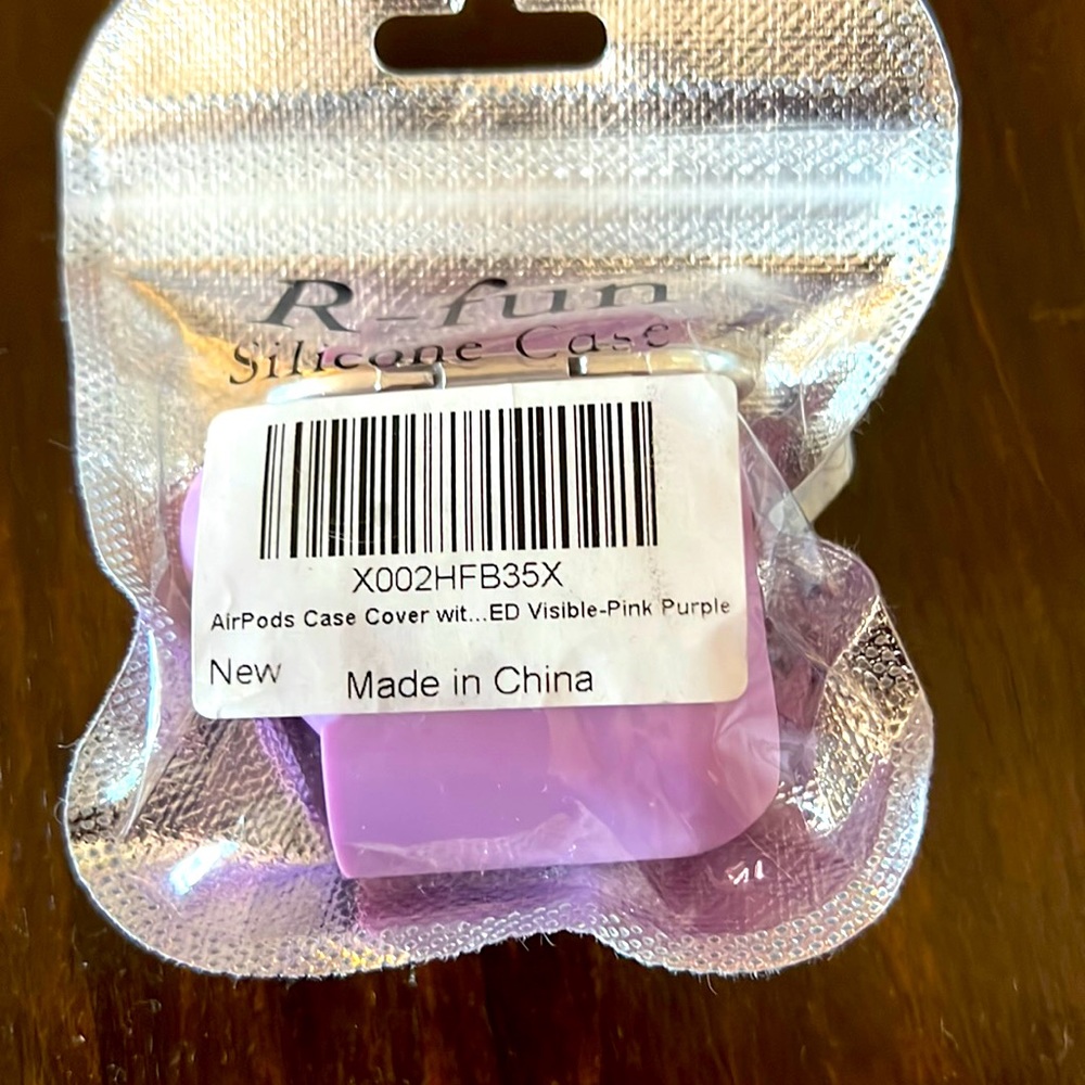 AirPod case cover ED Visible-Pink Purple